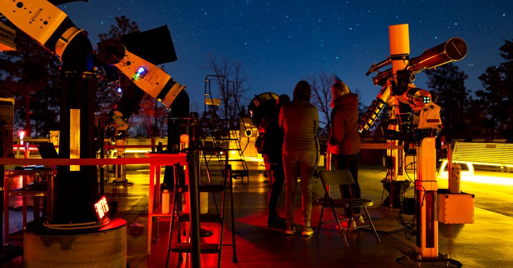 Flagstaff named Dark Sky Place of the Year as winter reveals Milky Way over downtown — Static01.nyt.com