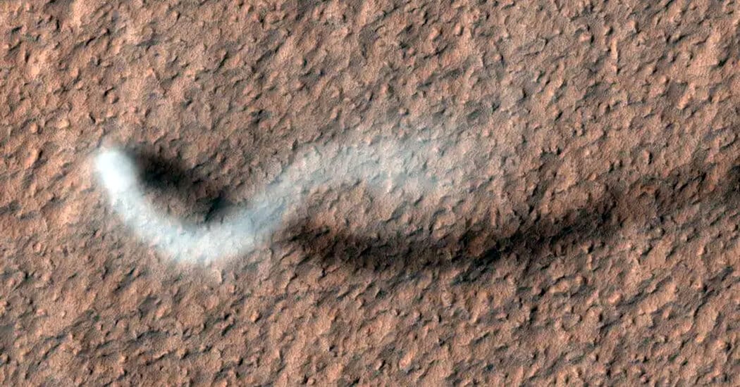 Perseverance rover records centimeter-scale electrical discharges on Mars — Static01.nyt.com