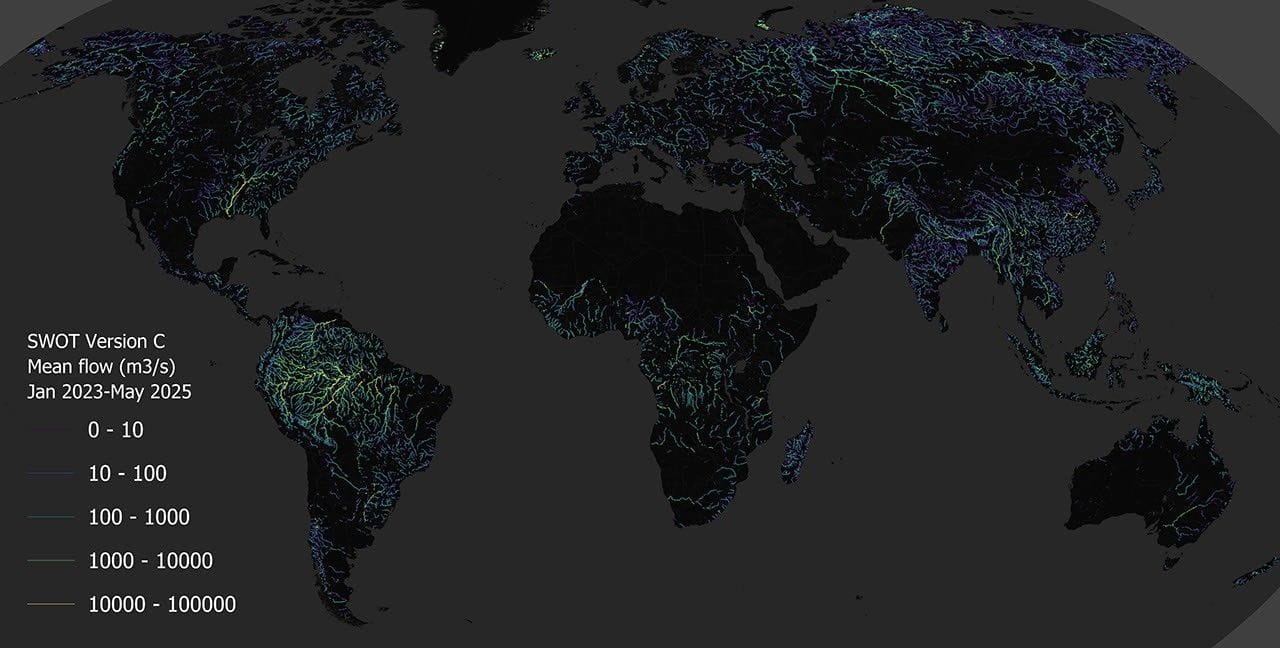 NASA and CNES release first global river discharge and sediment estimates from SWOT — Assets.science.nasa.gov