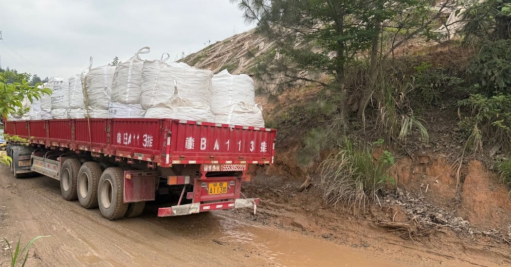 China signals possible rare-earth export curbs to Japan — Static01.nyt.com