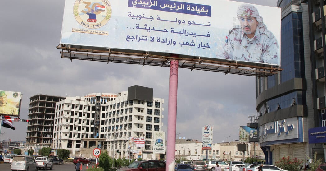 Saudi Arabia accuses UAE of aiding escape of Yemeni separatist leader — Static01.nyt.com