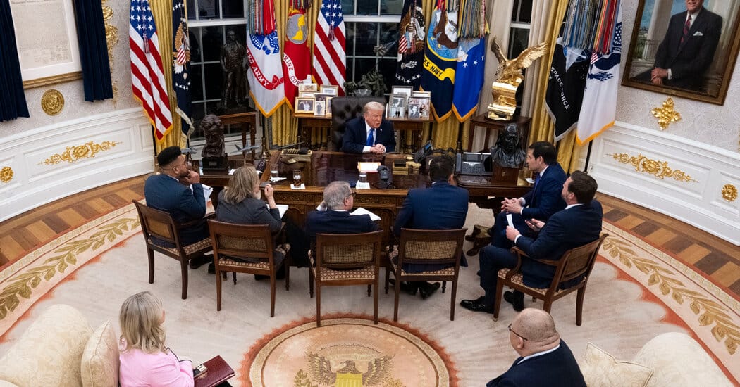 Trump speaks to New York Times in Oval Office on Venezuela, NATO and arms control — Static01.nyt.com