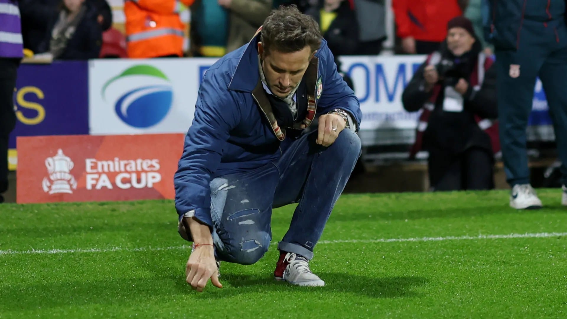 Reynolds pockets Racecourse turf after Wrexham's FA Cup win over Forest — Assets.goal.com
