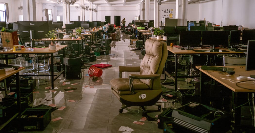 Captured Myanmar complex revealed as Chinese-run cyberscam hub — Static01.nyt.com