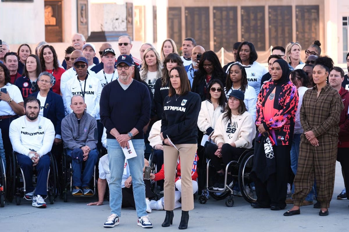 Over 300 Olympic athletes gather at Coliseum to launch LA28 ticket registration — Static.independent.co.uk