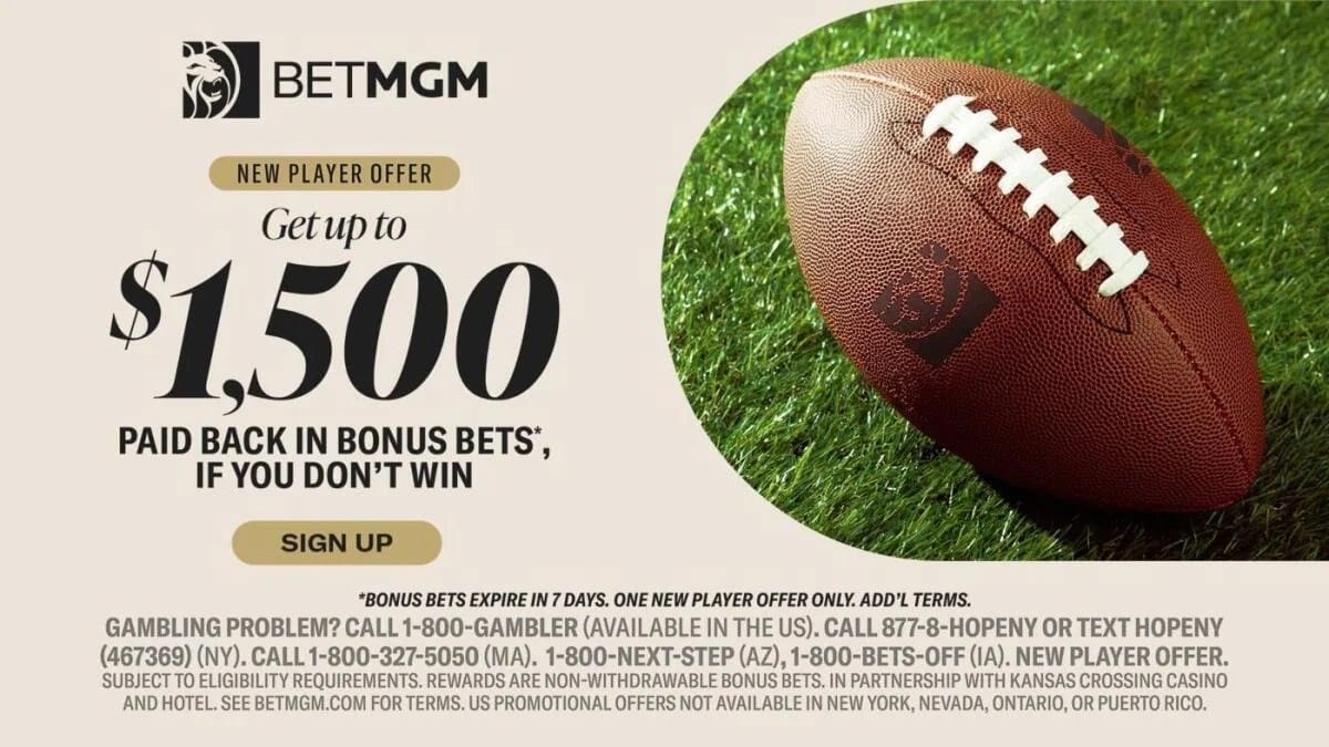 BetMGM offers $150 bonus bets for NFL Divisional Round, up to $1,500 if you lose — Sportshub.cbsistatic.com
