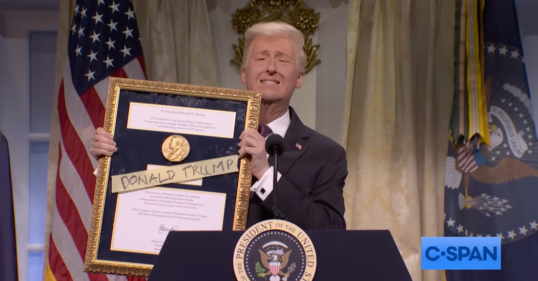 S.N.L. opens 2026 with James Austin Johnson as Trump and multiple parodies — Static01.nyt.com