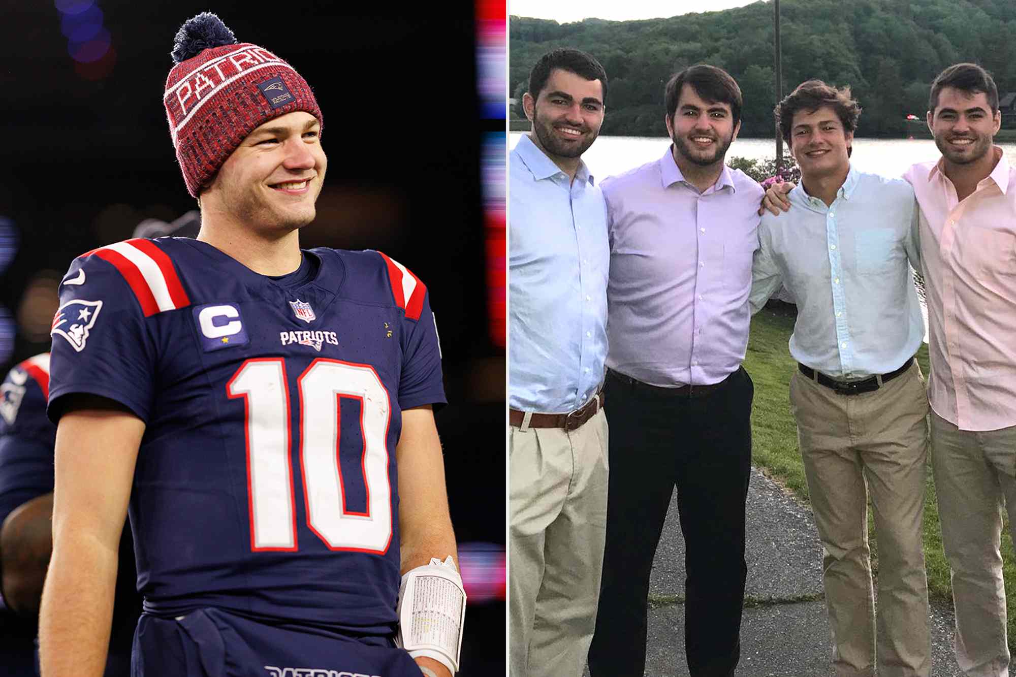 Drake Maye's three brothers forged their own collegiate sports careers — People.com