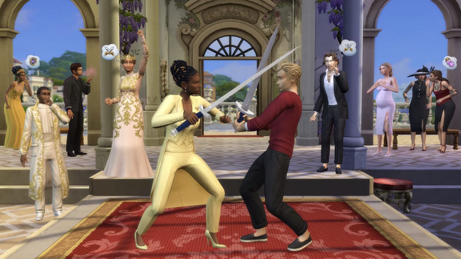 Sims 4 Royalty and Legacy expansion adds dynasties, Backroom lots and throne play — Static0.polygonimages.com