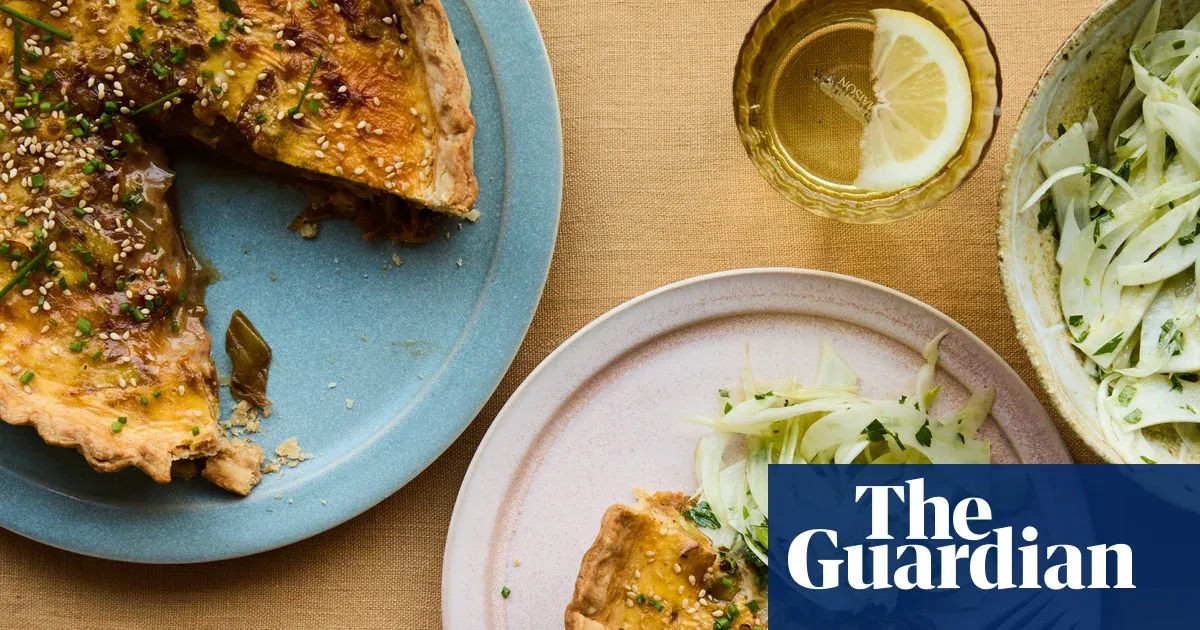 Kenji Morimoto shares miso-leek custard tart with fennel slaw — I.guim.co.uk