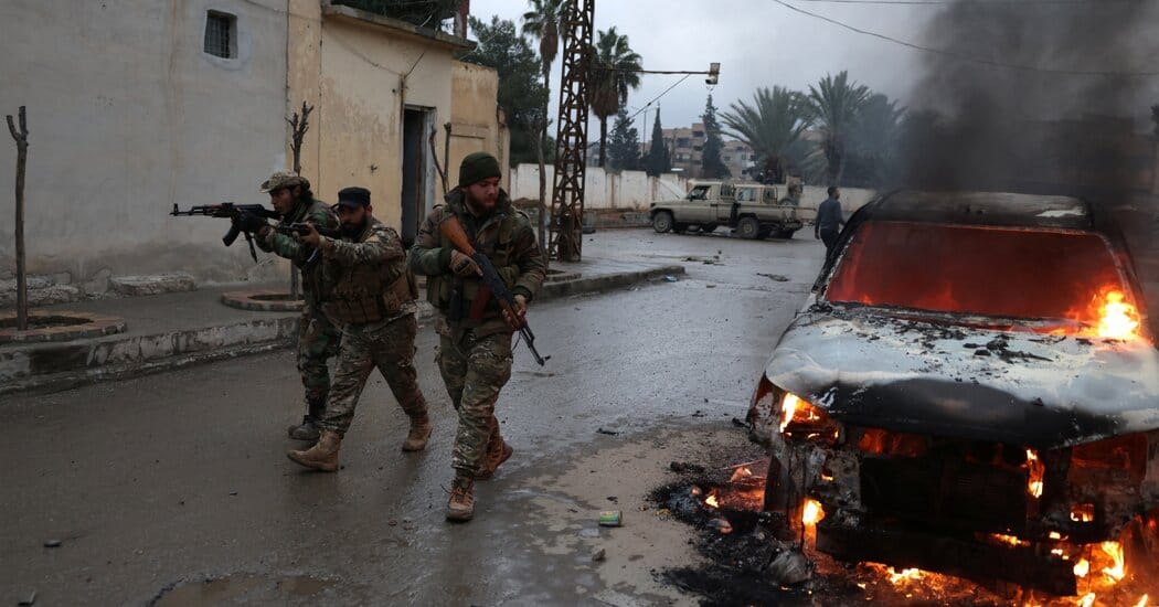 Syrian government advances into Kurdish-held northeast after deal with S.D.F. — Static01.nyt.com