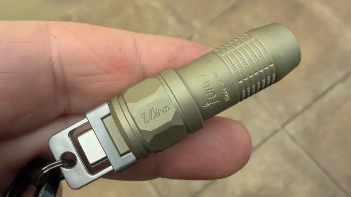 Olight iUltra mini keychain light review: compact with magnetic USB‑C charging — Zdnet.com