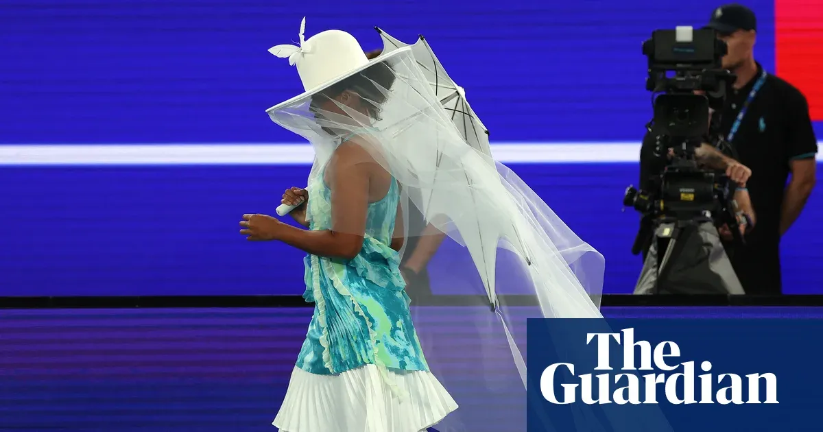 Naomi Osaka wears jellyfish-inspired couture at Australian Open — I.guim.co.uk