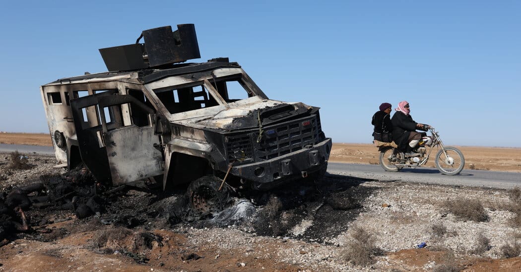 U.S. shift leaves Kurdish S.D.F. vulnerable as Syrian government seizes northeast — Static01.nyt.com