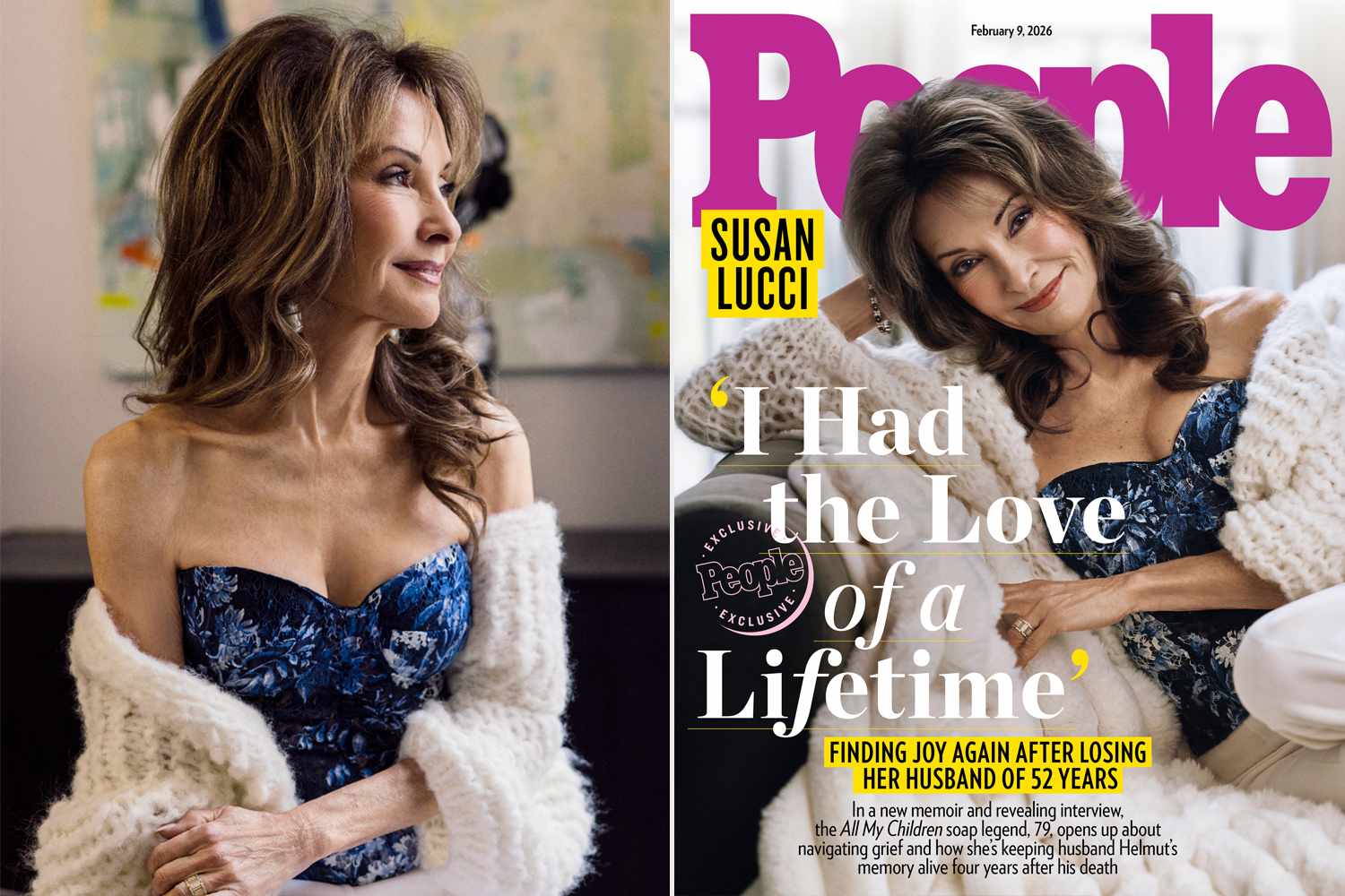 Susan Luucci on losing husband Helmut Huber after 52 years and 'looking for joy' — People.com
