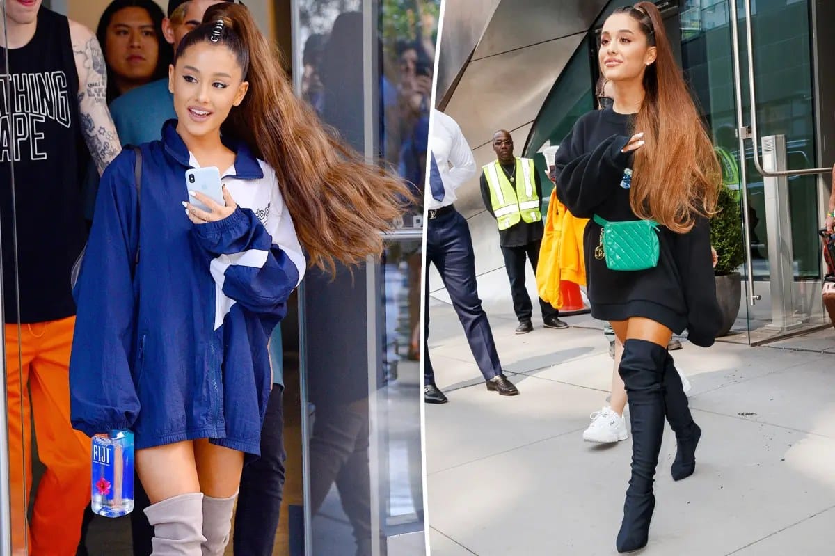 Ariana Grande says she 'wanted to hide away' in oversized hoodies and boots in 2018 — Pagesix.com