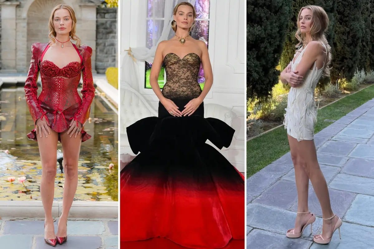 Margot Robbie channels Emily Brontë with Victorian looks on Wuthering Heights tour — Pagesix.com