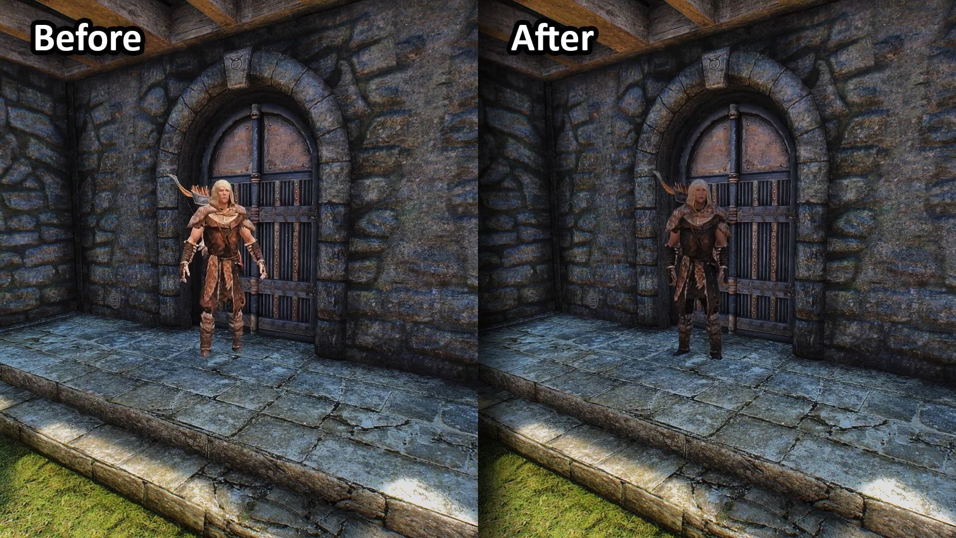 Skyrim mod fixes NPC 'fade' when opening doors — 1KB No Load Door NPC Fade — Cdn.mos.cms.futurecdn.net