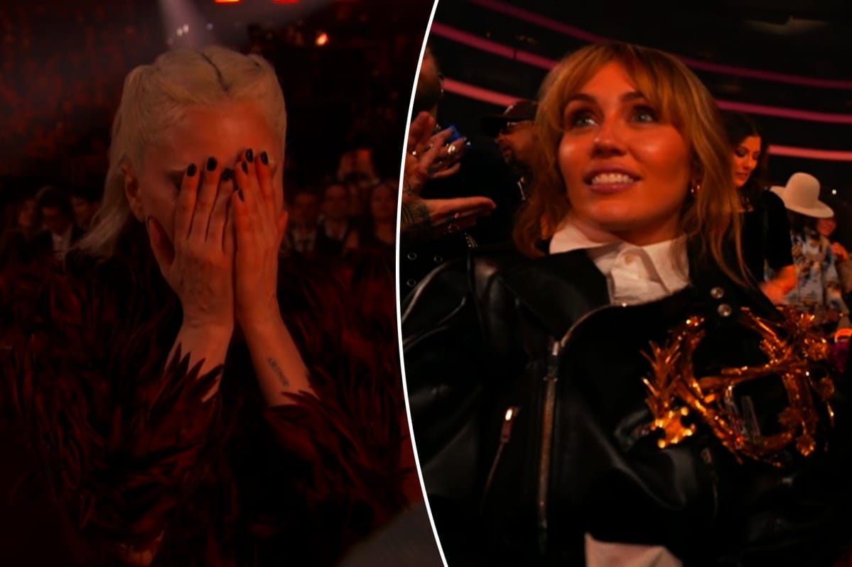 Miley Cyrus stays seated as Lady Gaga wins 2026 Grammy for 'Mayhem' — Pagesix.com