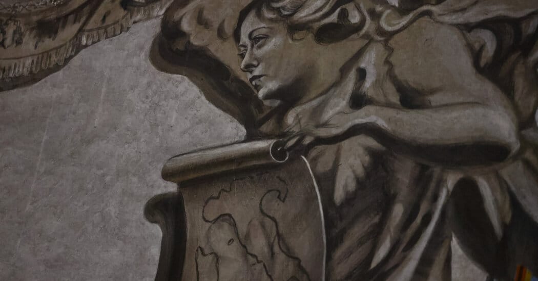 Meloni’s face found on angel in Rome chapel after restoration — Static01.nyt.com