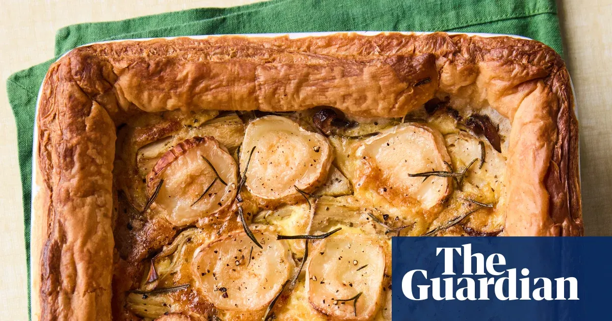 Rukmini Iyer recipe: mushroom and artichoke puff-pastry quiche — i.guim.co.uk