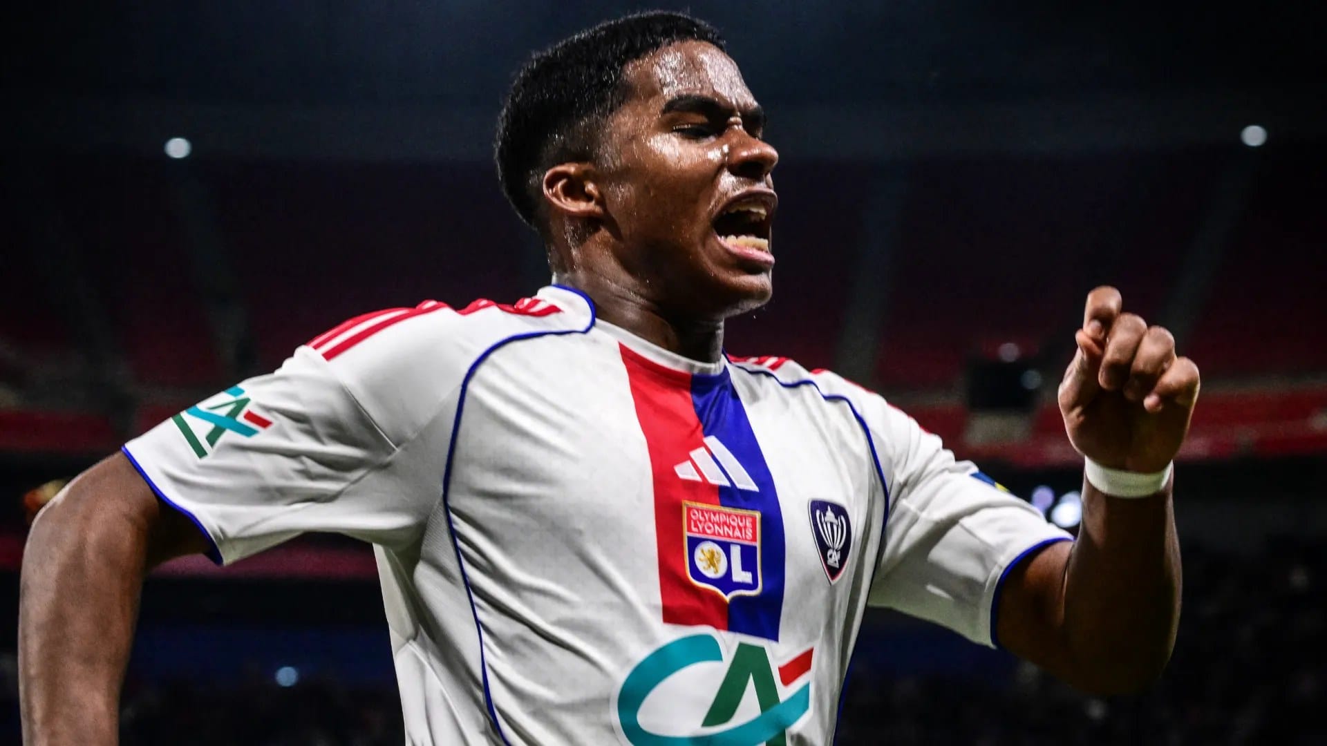 Endrick nearly takes the net off with another Lyon screamer — assets.goal.com