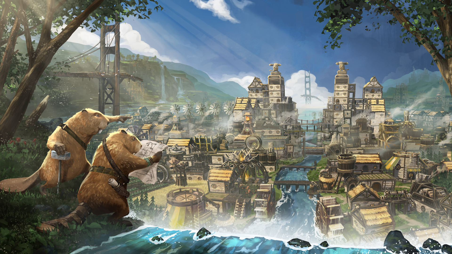 Timberborn sets 1.0 release date for March 5, shows 'lore trailer' — Pcgamer
