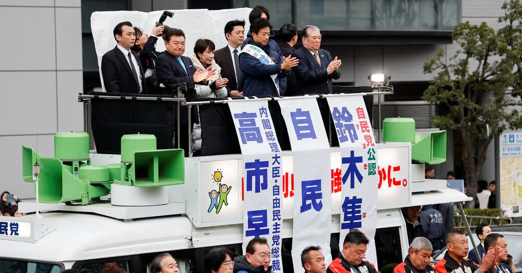 Takaichi Poised for Sweeping Win after Snap Election — NYT > World News