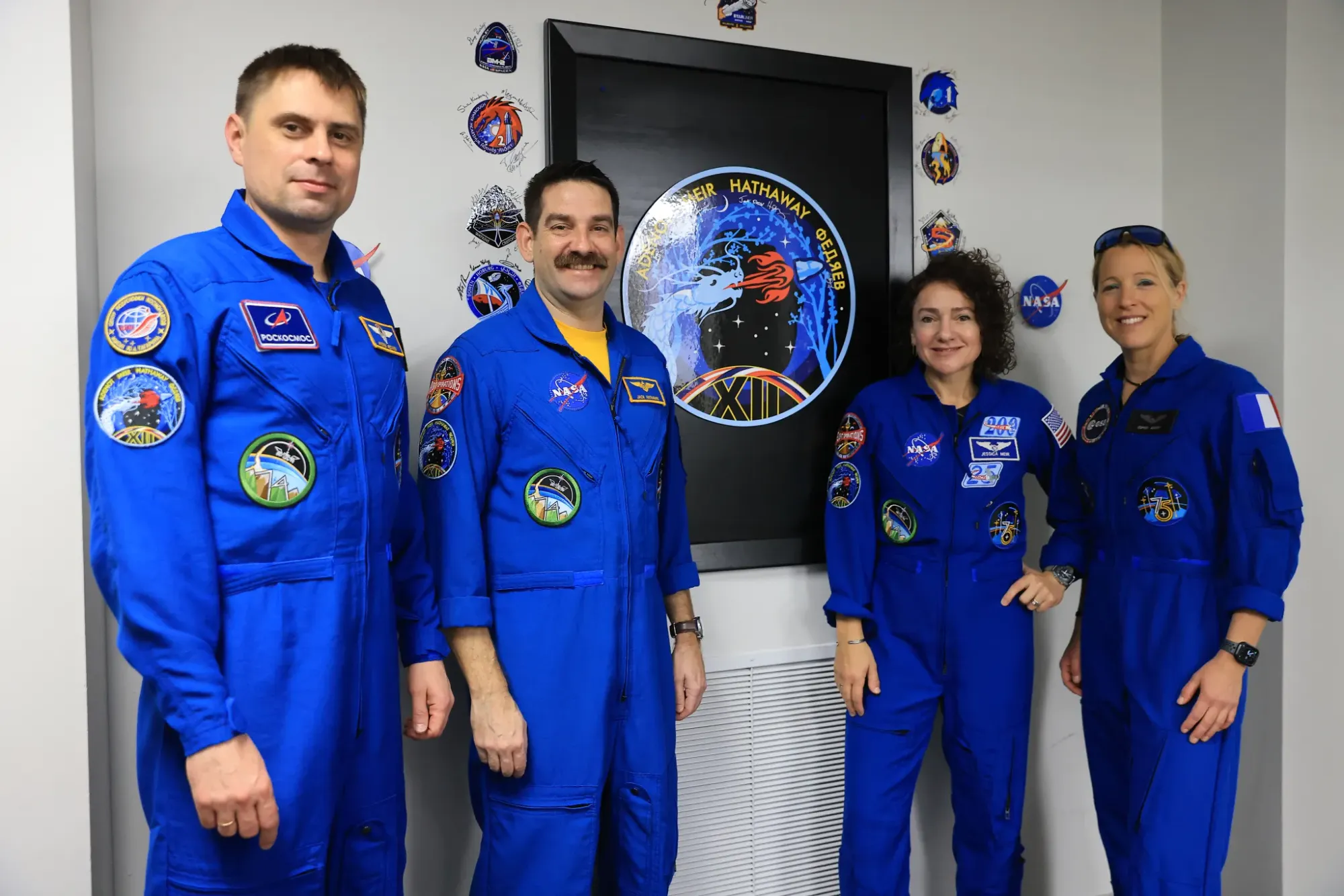 Crew-12 Members and Insignia — NASA Science