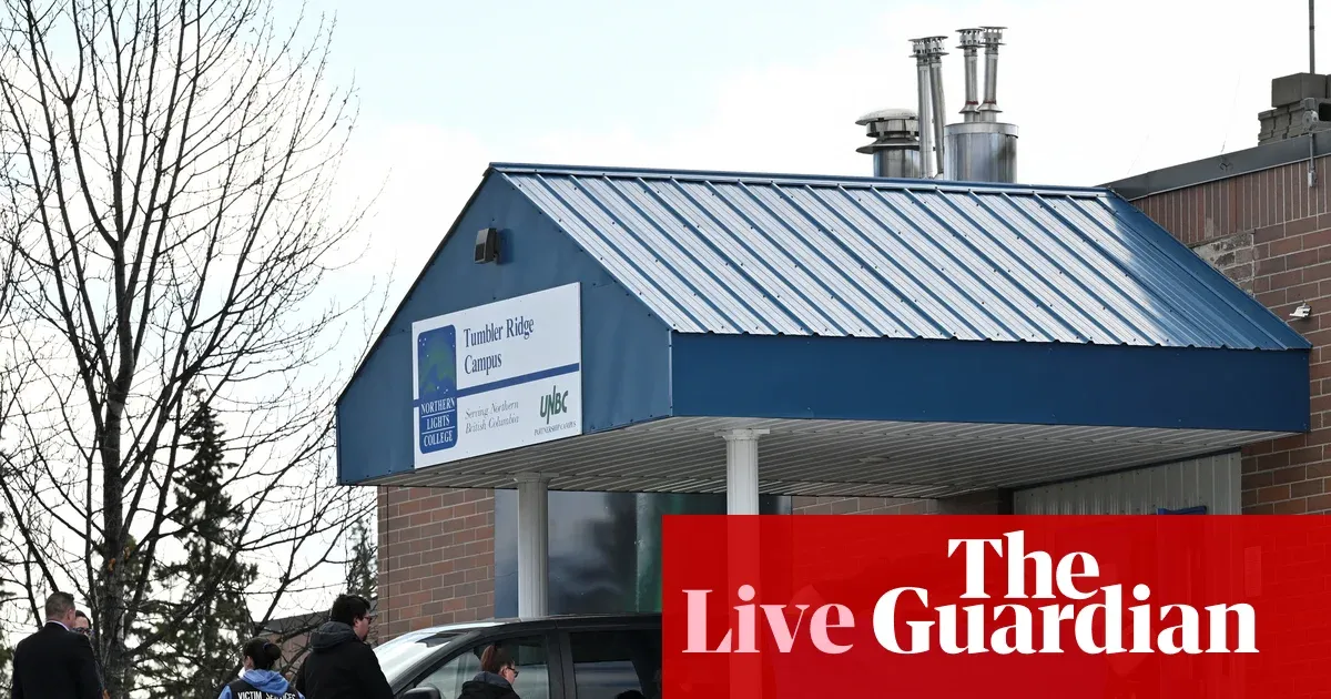 Tumbler Ridge shooting: suspect named as 18-year-old Jesse Van Rootselaar — World news | The Guardian