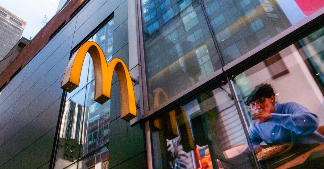 McDonald’s Sales Rise After Value Meals and Promos — NYT > Business