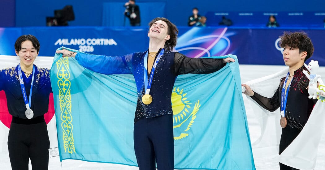 Lucas Pinheiro Braathen and Mikhail Shaidorov Win Olympic Golds — NYT > World > Americas
