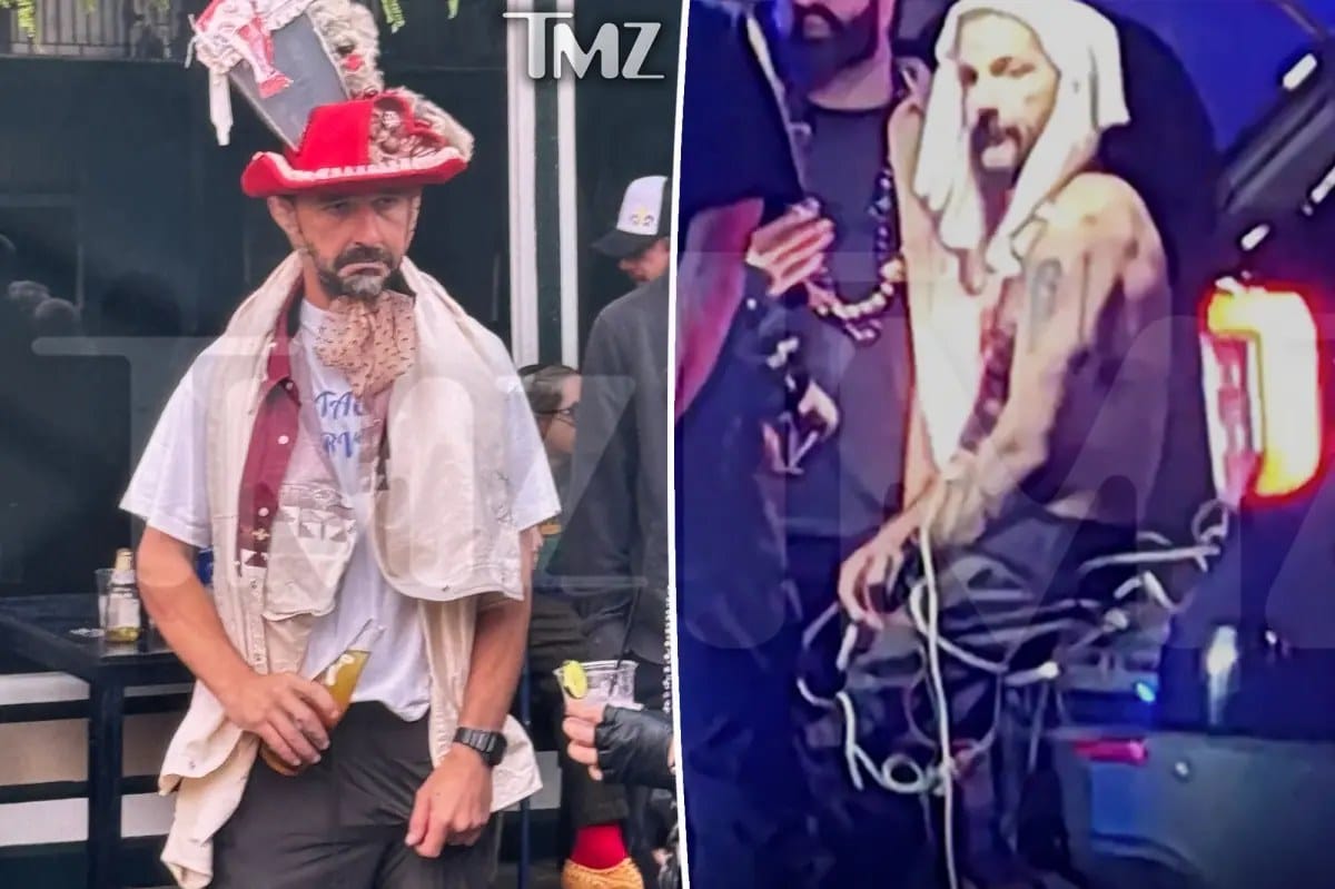 Shia LaBeouf returns to Mardi Gras after jail release — Pagesix