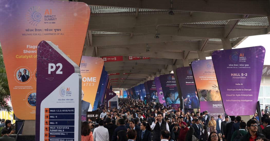 Money Talks as India Searches for Its Place in Global A.I. — NYT > Business