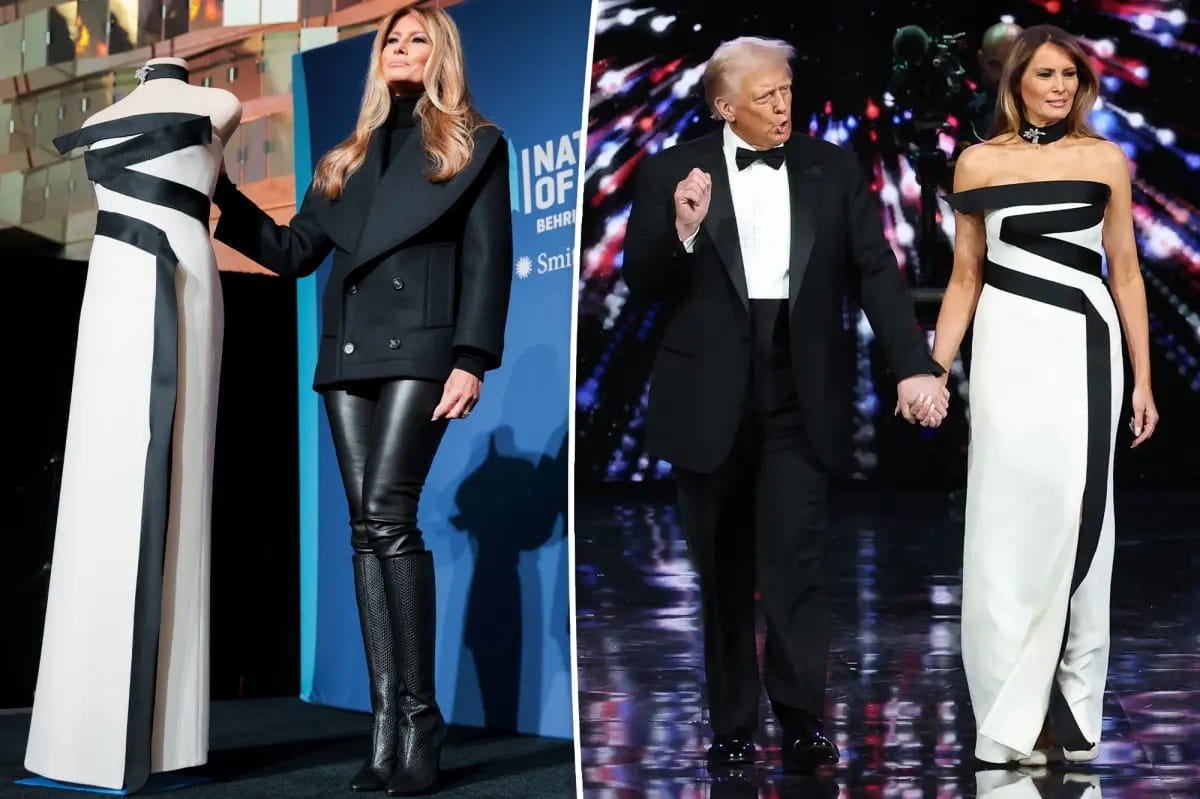 Melania Trump donates her 2025 inaugural gown to the Smithsonian — Pagesix