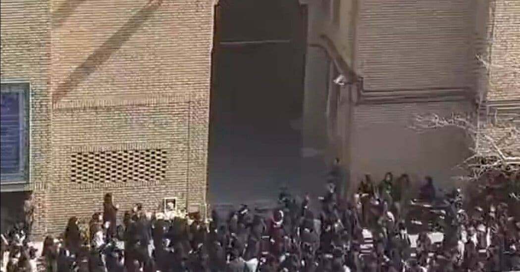 Iran students protest for second day despite state crackdown — NYT > World > Europe