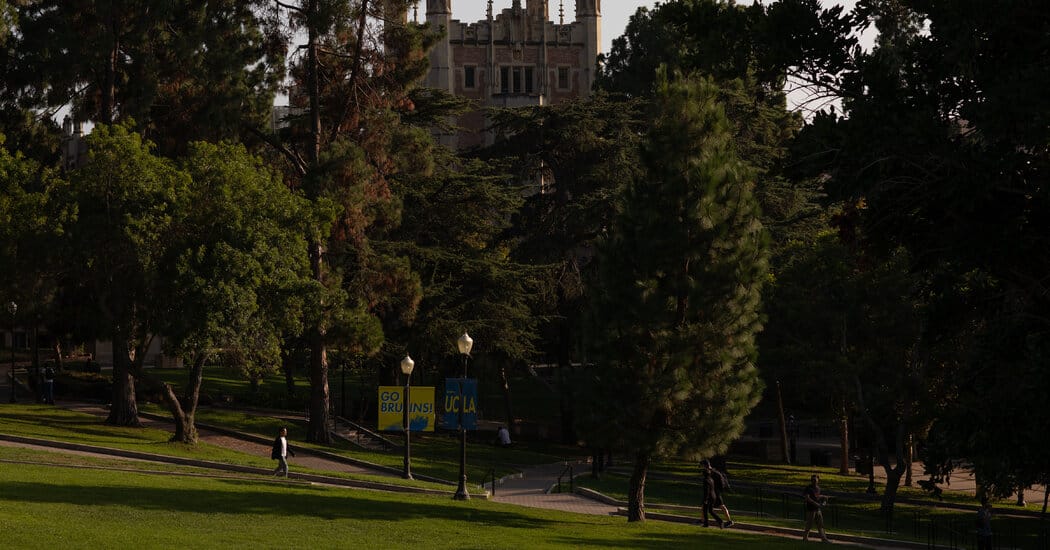 D.O.J. Sues U.C.L.A. After It Refused to Pay $1 Billion Fine — NYT > Education