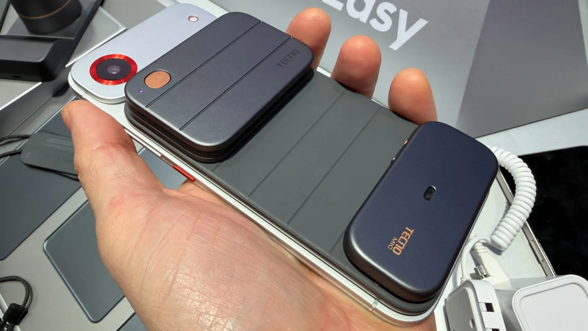 Tecno's modular phone concept mixes neon gas and magnetic modules — Mashable