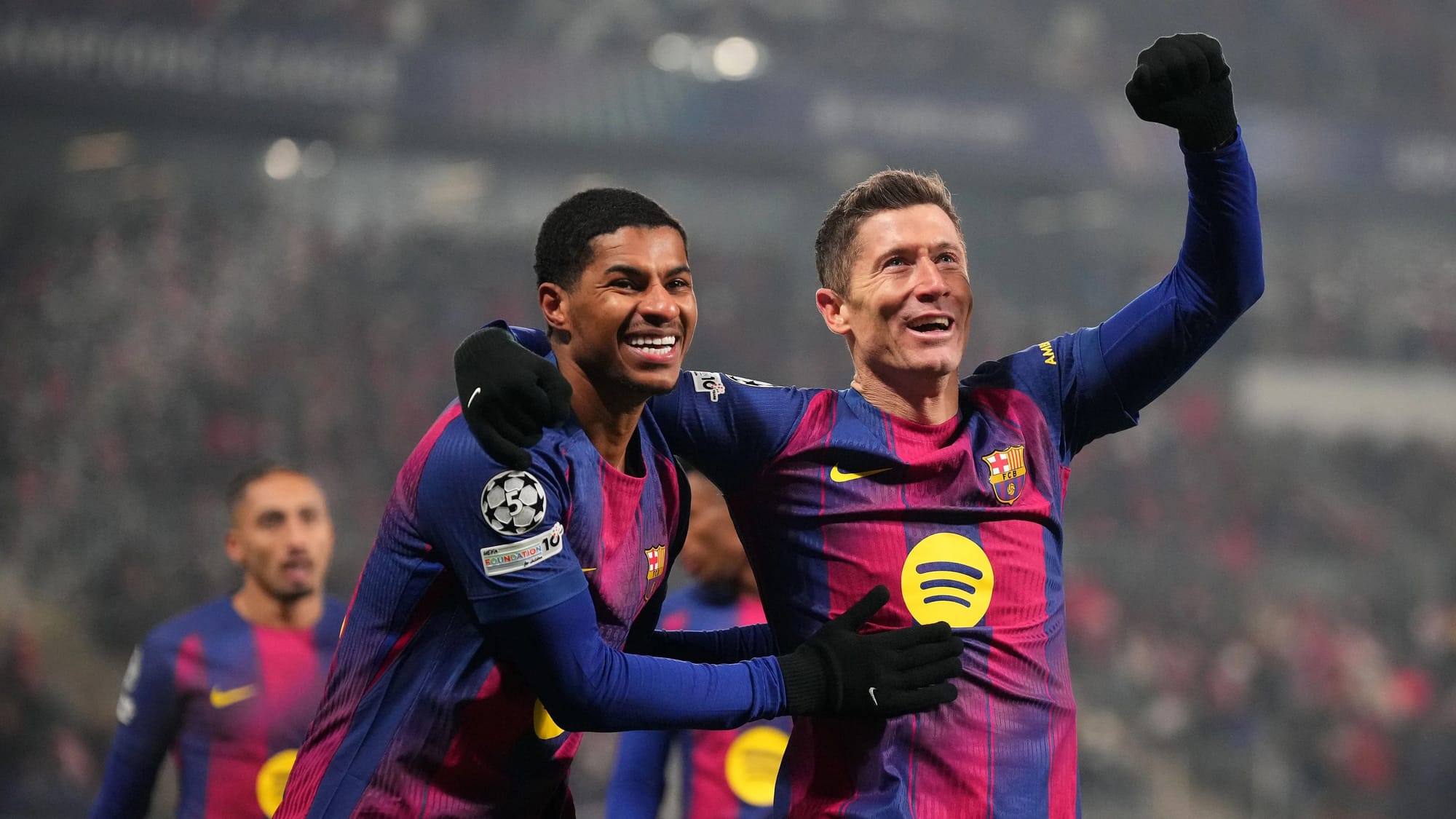 Lewandowski praises Rashford's 'huge potential' at Barcelona — Goal