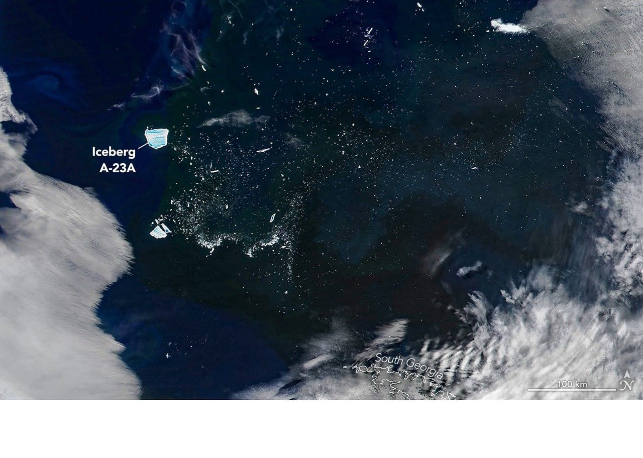 Ailing "Megaberg" Sparks Surge of Microscopic Life — NASA Science