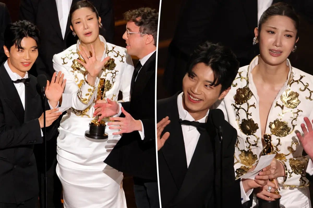 'KPop Demon Hunters' winners interrupted during Oscars acceptance speeches — Pagesix