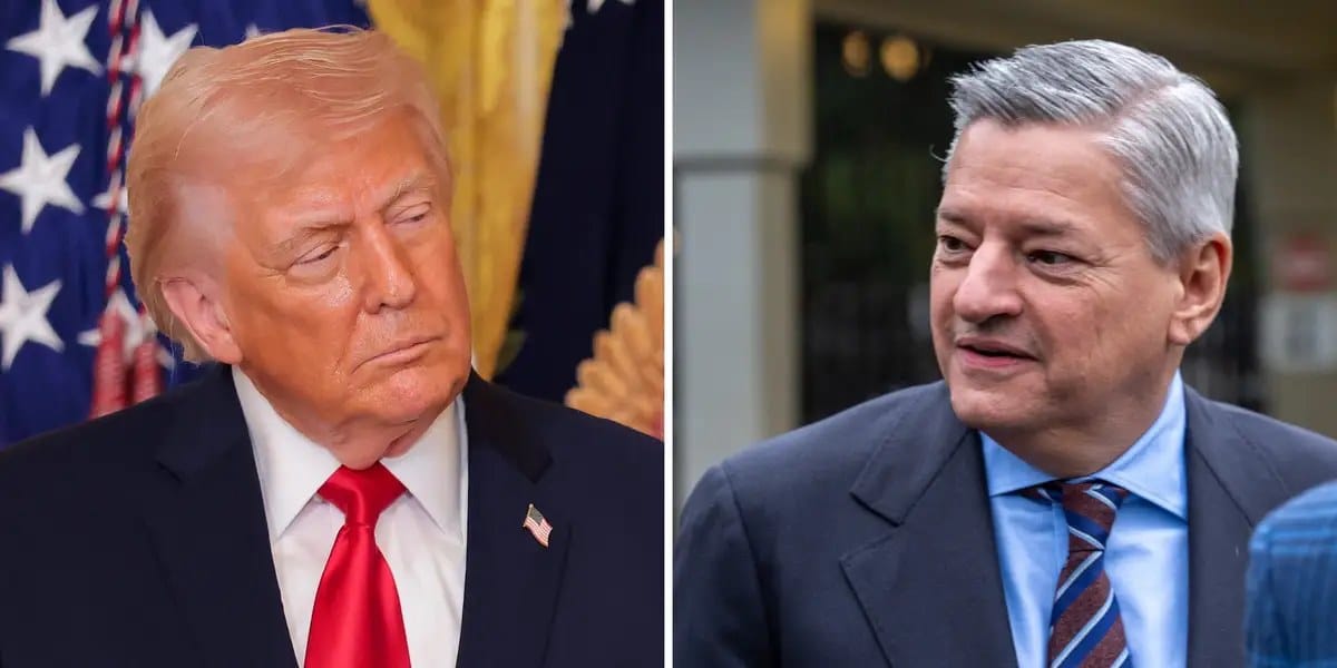 Netflix co-CEO urged Trump to skip movie tariffs, prefers tax incentives — Businessinsider