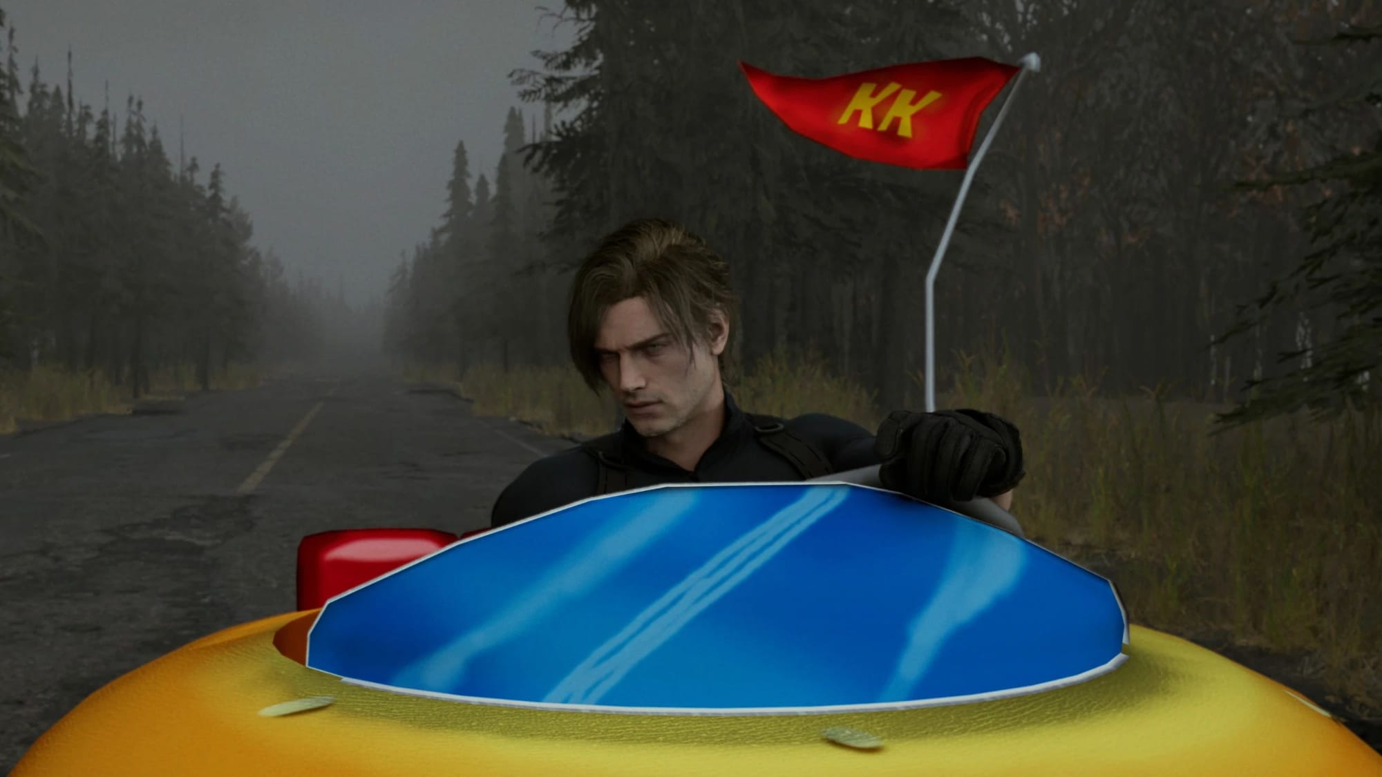 Replace Resident Evil Requiem's Porsche with a drivable hamburger — Pcgamer