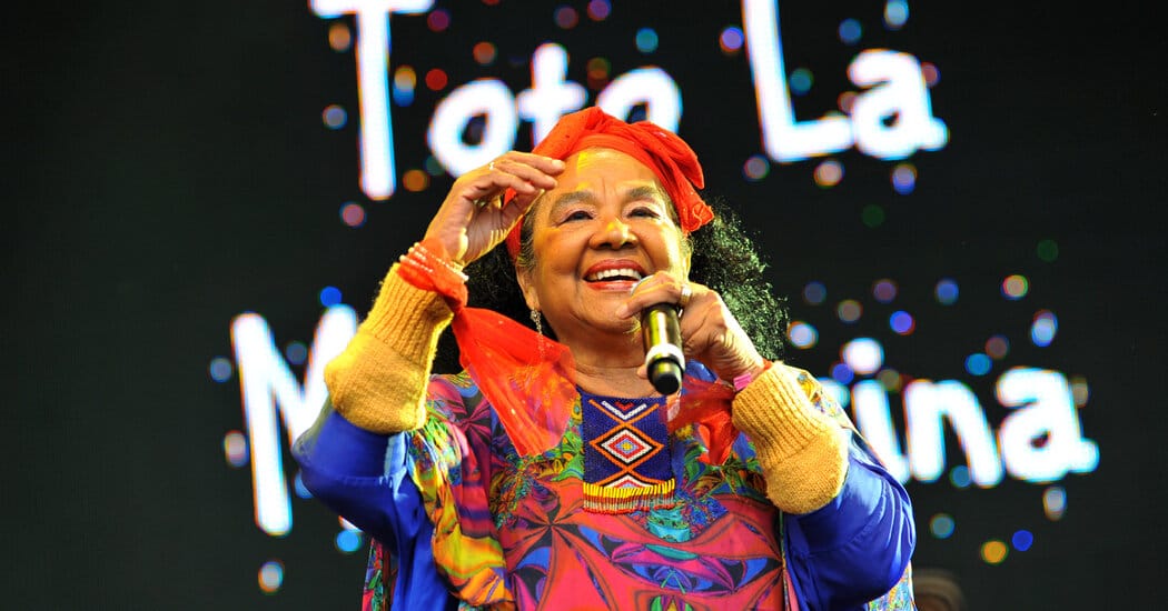 Totó la Momposina, Colombian Folk Music Star, Dies at 85 — NYT > Arts > Music