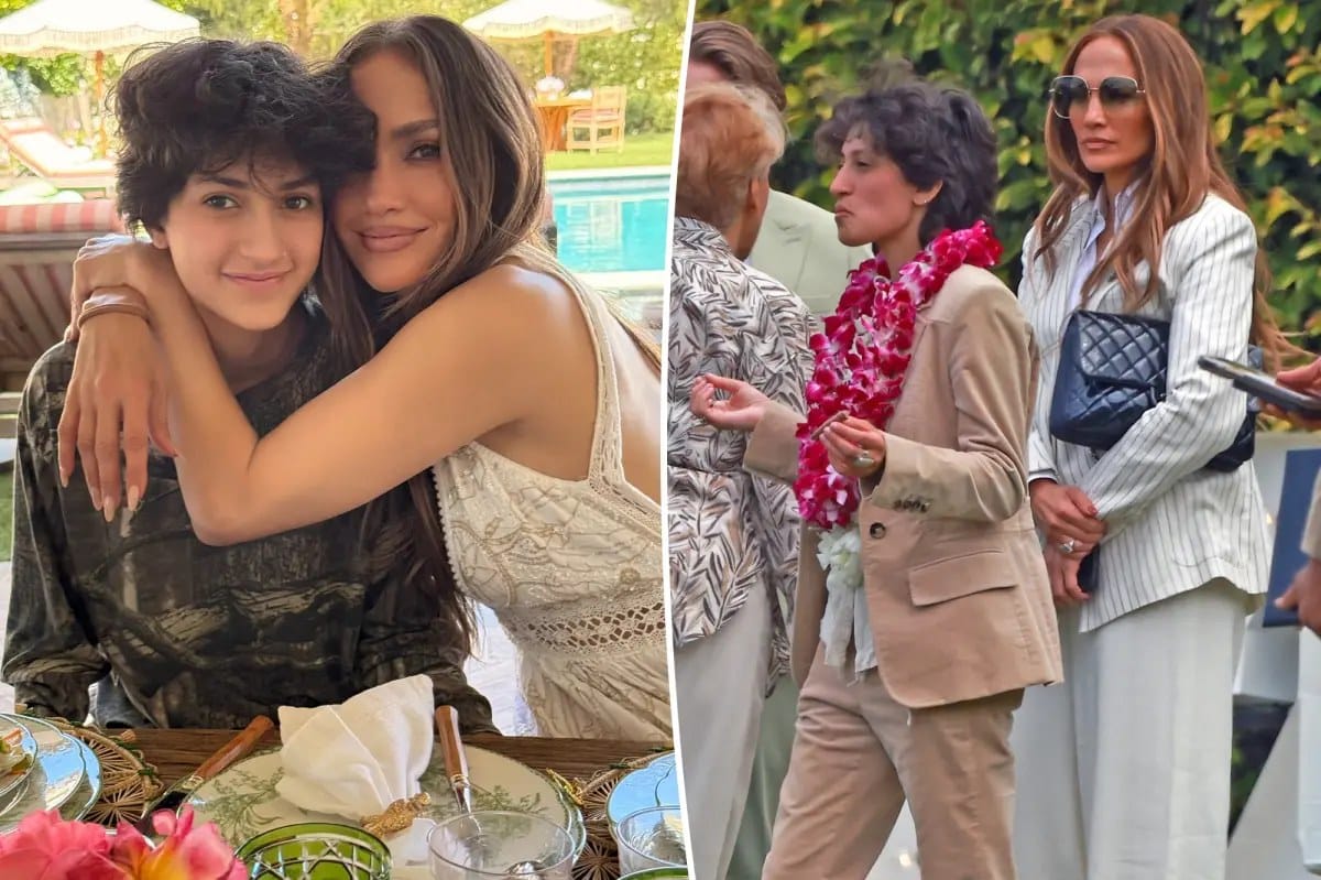 Emme appears as 'Oskar Muñiz' in graduation post — Pagesix