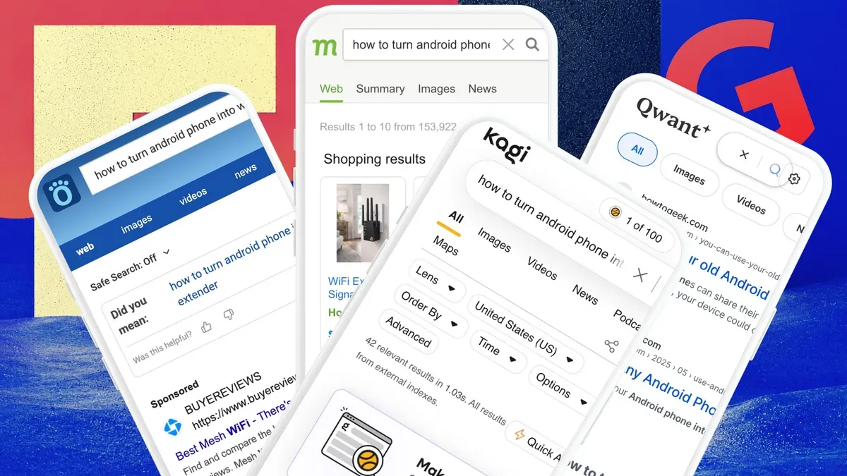 Tired of AI Overviews? Nine Google alternatives that return links — Latest news
