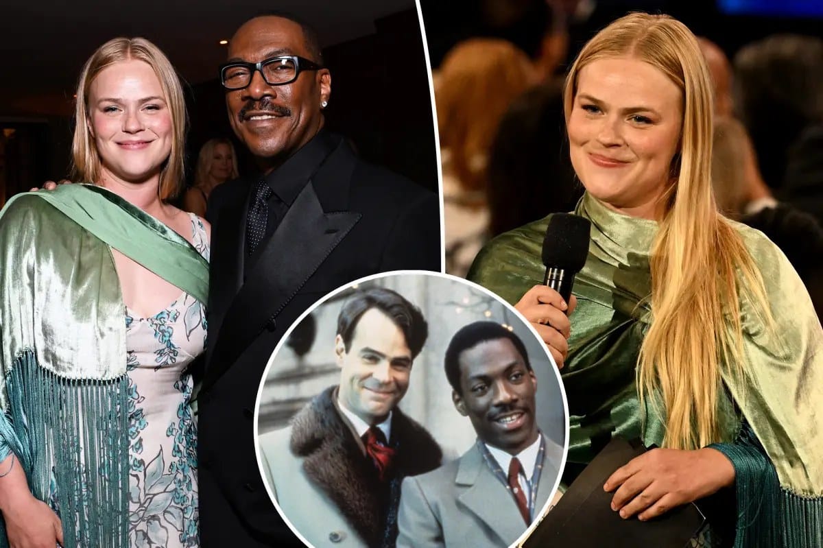 Belle Aykroyd fills in for Dan at Eddie Murphy AFI tribute — Pagesix
