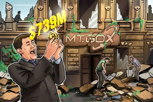 Mt. Gox Moves $739M in Bitcoin for First Time in Two Months — Cointelegraph.com News