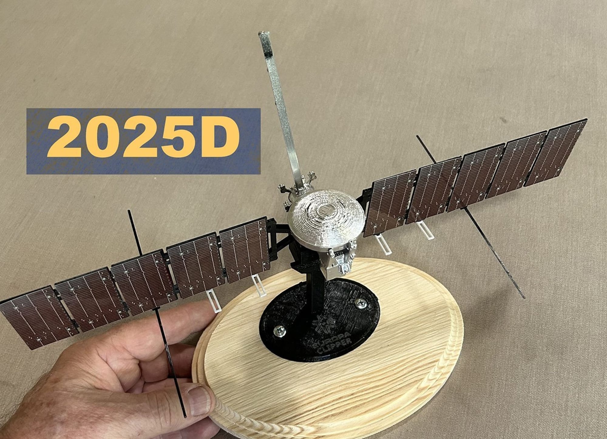 Europa Clipper scale model 3D print - Version 2025D — NASA Science