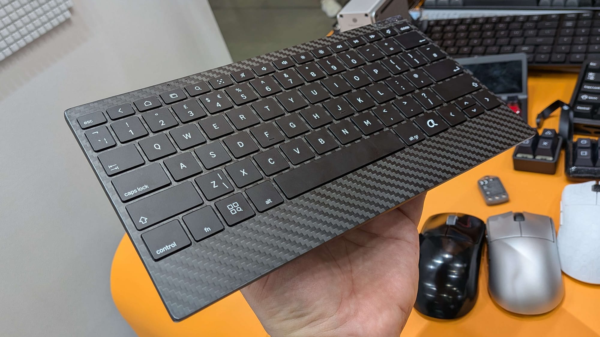 Keychron's carbon fiber concept is the skinniest keyboard I've ever typed on — Pcgamer